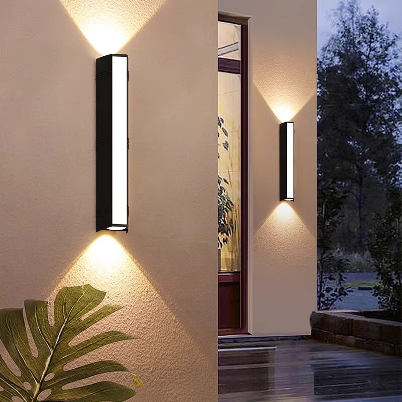 Slim Blade Up-Down Outdoor Sconce